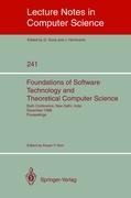 Foundations of Software Technology and Theoretical Computer Science: Sixth Conference, New Delhi, India, December 18-20, 1986. Proceedings
