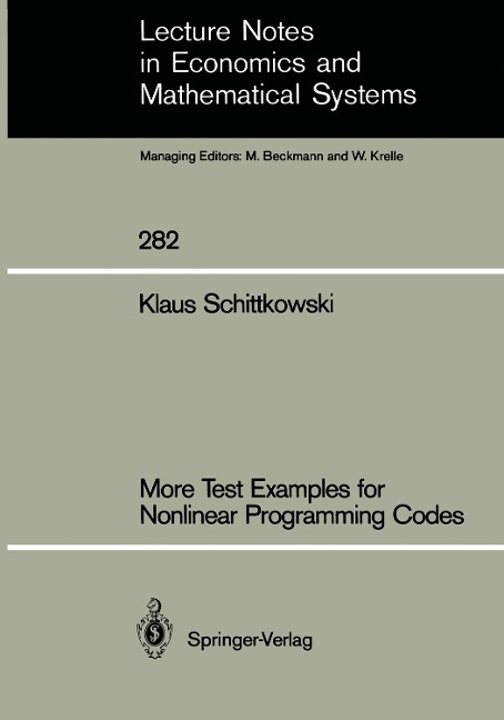 More Test Examples for Nonlinear Programming Codes