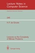 Lectures on the Complexity of Bilinear Problems