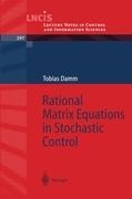 Rational Matrix Equations in Stochastic Control