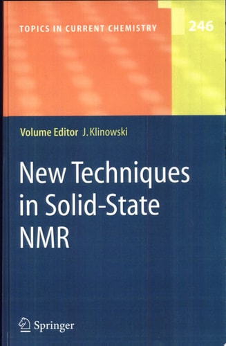 New Techniques in Solid-State NMR