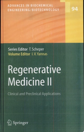 Regenerative Medicine II Clinical and Preclinical Applications