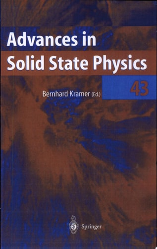 Advances in Solid State Physics