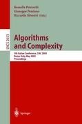 Algorithms and Complexity: 5th Italian Conference, CIAC 2003, Rome, Italy, May 28-30, 2003, Proceedings