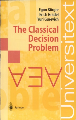 The Classical Decision Problem