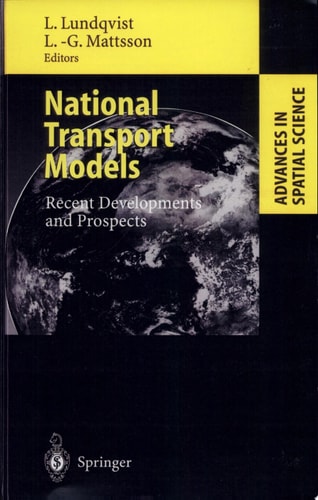 National Transport Models Recent Developments and Prospects