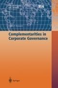 Complementarities in Corporate Governance