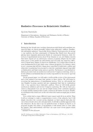 Relativistic Flows in Astrophysics