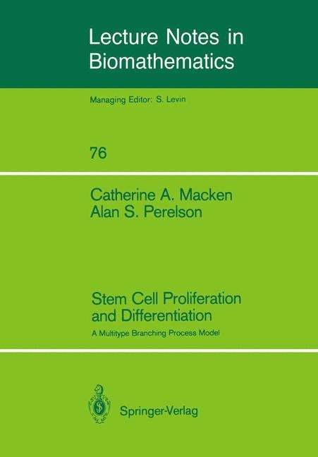Stem Cell Proliferation and Differentiation: A Multitype Branching Process Model