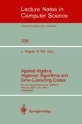 Applied Algebra, Algebraic Algorithms and Error-Correcting Codes: 5th International Conference, AAECC-5, Menorca, Spain, June 15-19, 1987. Proceedings