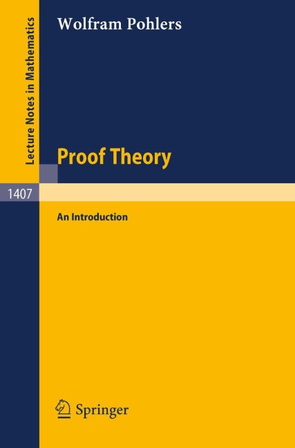 Proof Theory: An Introduction