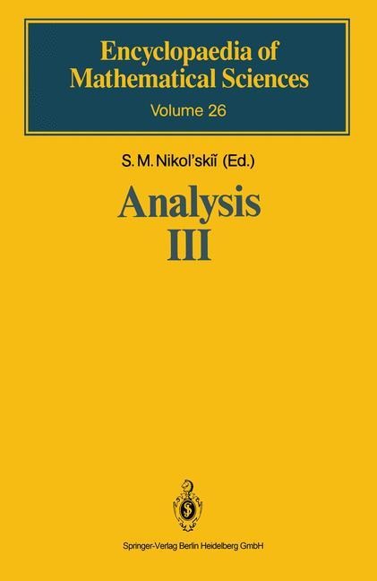 Analysis III: Spaces of Differentiable Functions