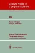 Interactive Relational Database Design: A Logic Programming Implementation