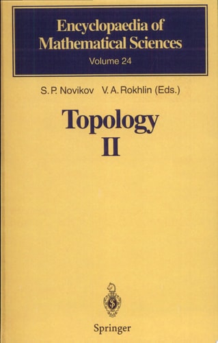 Topology II Homotopy and Homology. Classical Manifolds