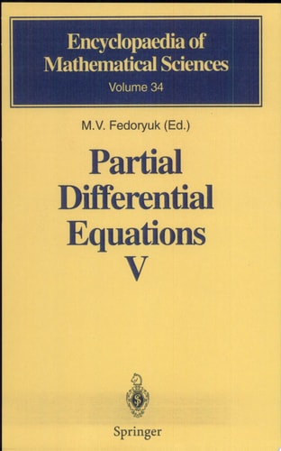 Partial Differential Equations V Asymptotic Methods for Partial Differential Equations