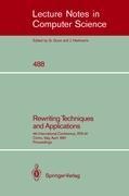 Rewriting Techniques and Applications: 4th International Conference, RTA-91, Como, Italy, April 10-12, 1991. Proceedings