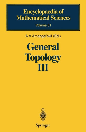General Topology III Paracompactness, Function Spaces, Descriptive Theory