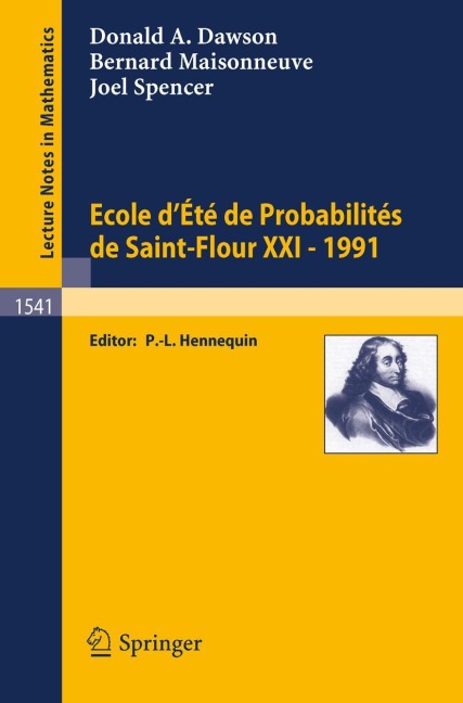 Ecole dEte de Probabilites de Saint-Flour XXI - 1991
