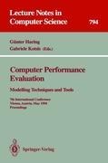 Computer Performance Evaluation: Modelling Techniques and Tools: Modelling Techniques and Tools. 7th International Conference, Vienna, Austria, May 3 - 6, 1994. Proceedings