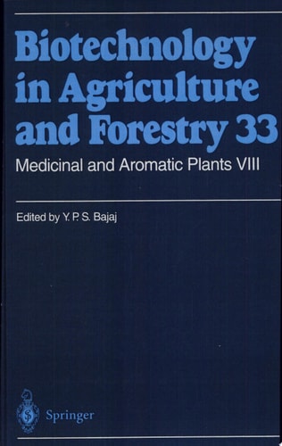 Medicinal and Aromatic Plants VIII