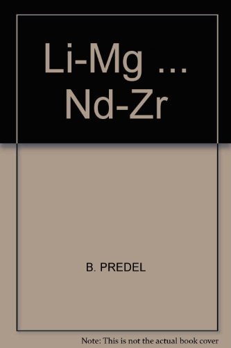 Li-Mg ... Nd-Zr