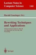 Rewriting Techniques and Applications: 7th International Conference, RTA-96, New Brunswick, NJ, USA July 27 - 30, 1996. Proceedings