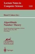 Algorithmic Number Theory: Second International Symposium, ANTS-II, Talence, France, May 18 - 23, 1996, Proceedings