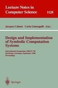 Design and Implementation of Symbolic Computation Systems: International Symposium, DISCO 96, Karlsruhe, Germany, September 18-20, 1996. Proceedings