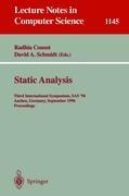 Static Analysis: Third International Symposium, SAS 96, Aachen, Germany, September 24 - 26, 1996. Proceedings