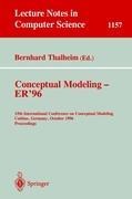 Conceptual Modeling - ER 96: 15th International Conference on Conceptual Modeling, Cottbus, Germany, October 7 - 10, 1996. Proceedings.