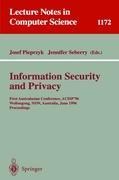 Information Security and Privacy: First Australasian Conference, ACISP 96, Wollongong, NSW, Australia, June 24 - 26, 1996, Proceedings