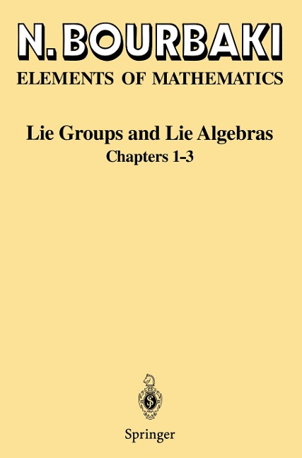 Lie Groups and Lie Algebras: Chapters 1-3