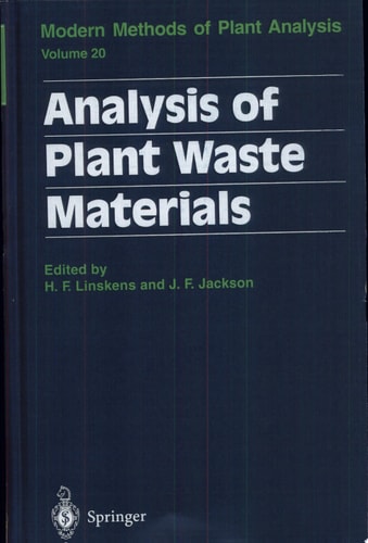 Analysis of Plant Waste Materials