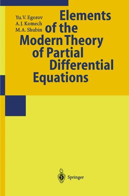 Partial Differential Equations II: Elements of the Modern Theory. Equations with Constant Coefficients