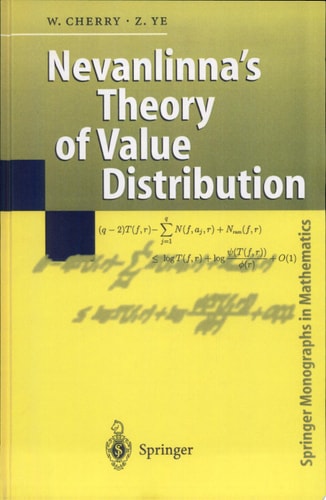 Nevanlinna’s Theory of Value Distribution The Second Main Theorem and its Error Terms