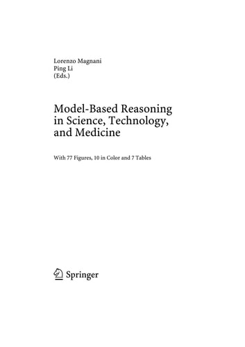 Model-Based Reasoning in Science, Technology, and Medicine