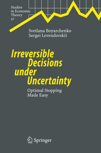 Irreversible Decisions under Uncertainty Optimal Stopping Made Easy