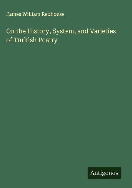 On the History, System, and Varieties of Turkish Poetry