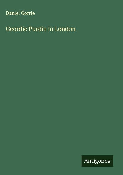 Geordie Purdie in London
