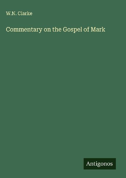 Commentary on the Gospel of Mark
