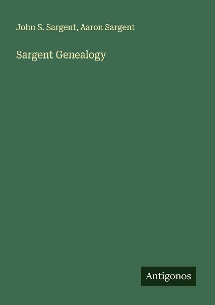 Sargent Genealogy