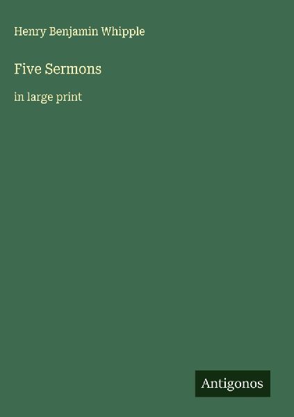 Five Sermons: in large print