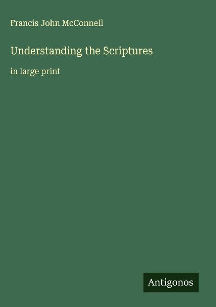 Understanding the Scriptures: in large print