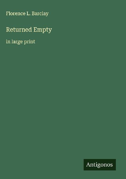 Returned Empty: in large print