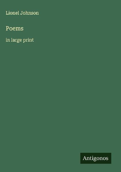 Poems: in large print