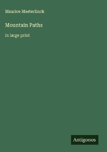 Mountain Paths: in large print