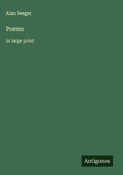 Poems: in large print