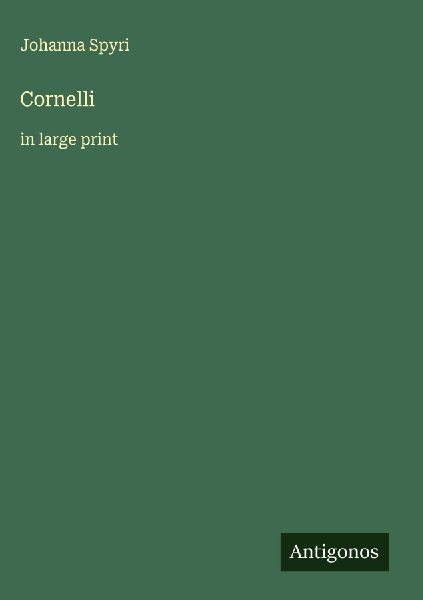 Cornelli: in large print