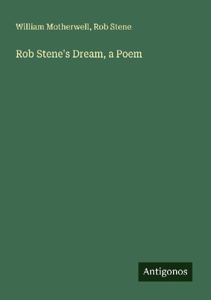 Rob Stenes Dream, a Poem