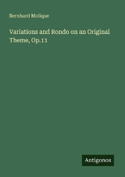 Variations and Rondo on an Original Theme, Op.11